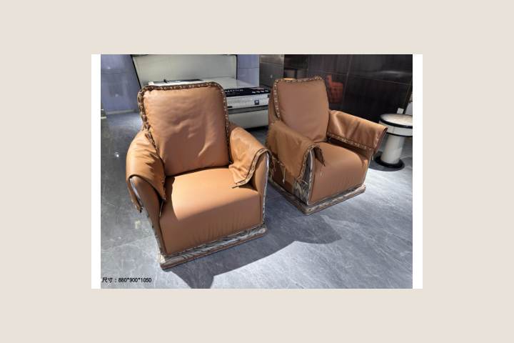 慕博家具 轻奢定制展厅休闲椅无水印